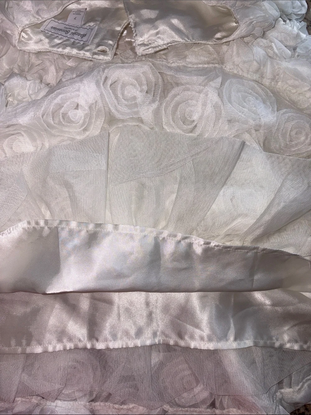 NWOT Gymboree White Rosette Party Dress